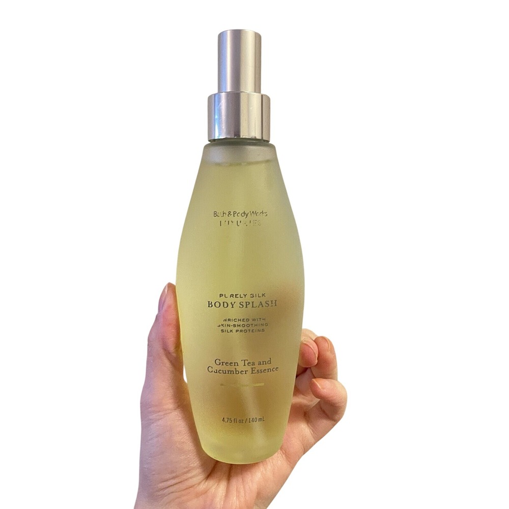 Purely Silk Body Splash - Green Tea & Cucumber - 4.75oz‎ Bath & Body Works NEW